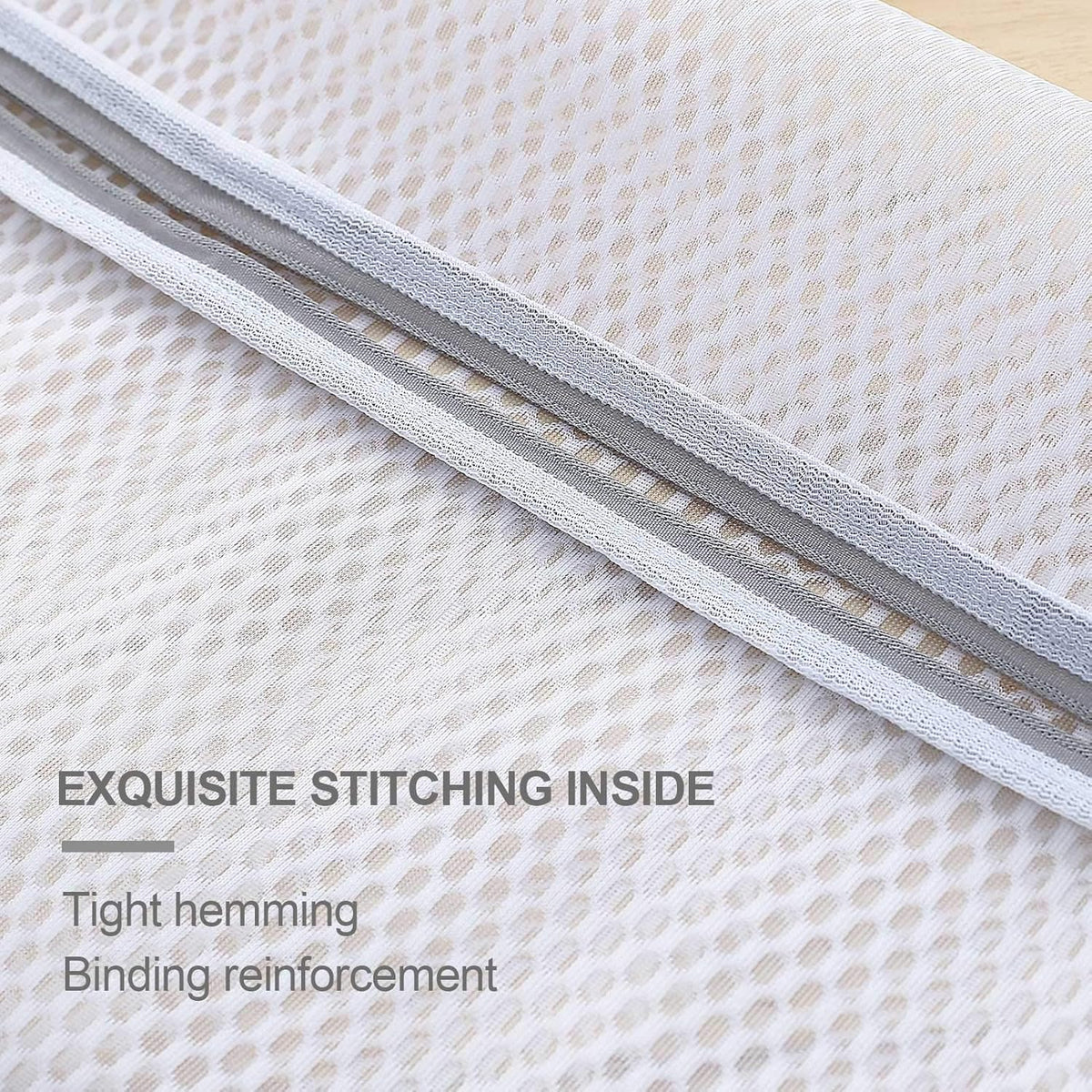 Mesh Laundry Bags by [Brand Name] - Durable 125gsm Wash Bags for Delicates | 2XL & 2L Sizes