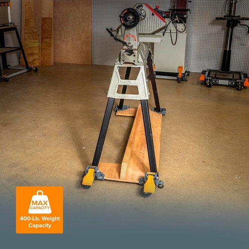 Bora Portamate Mobile Base Kit PM-1100 | Heavy-Duty Adjustable Rolling Dolly for Tools & Equipment - 400 lb Capacity