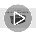 Collapsible Storage Bins with Lids - 62L Ocean 3 Pack Heavy-Duty Plastic Crates