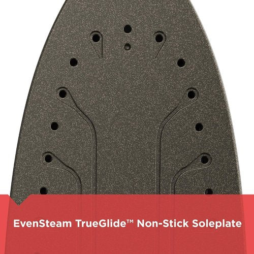 BLACK+DECKER Easy Steam Compact Iron - Dual Position Cord & TrueGlide Non-Stick Soleplate | Vertical Steam, 4-Pack