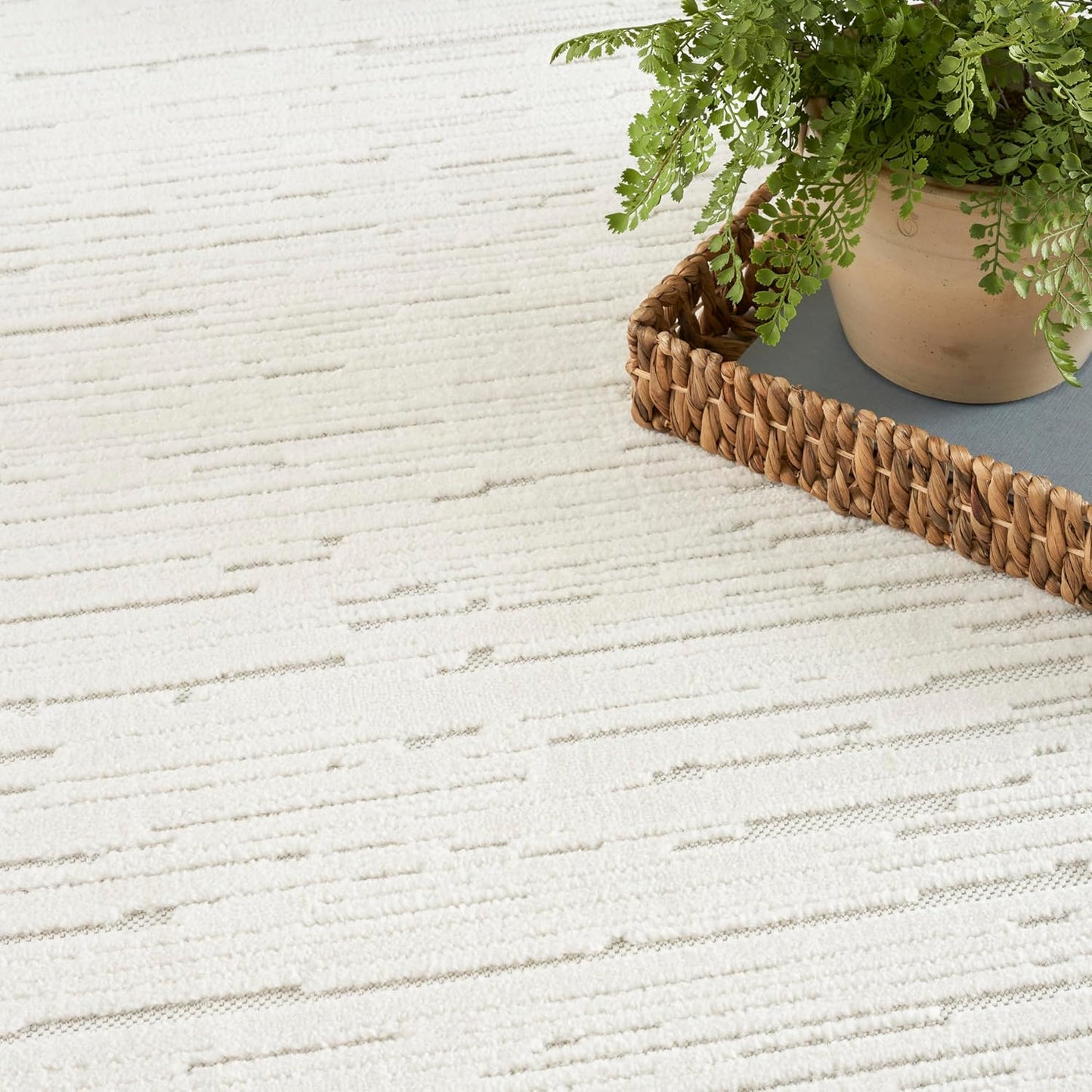 Nourison Home Casual 4' x 6' Ivory Area Rug