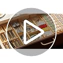 SpaceAid Bamboo Drawer Dividers 17-22 Inch Expandable Kitchen Organizer with Labels