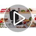 Egg Bite Maker - Family Size Electric Breakfast & Snack Maker - Black / 9 Servings
