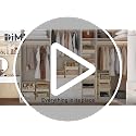 Beige Stackable Closet Organizers and Storage Bins - 4 Pack, 11.4 x 12.6 x 9.8 Inches