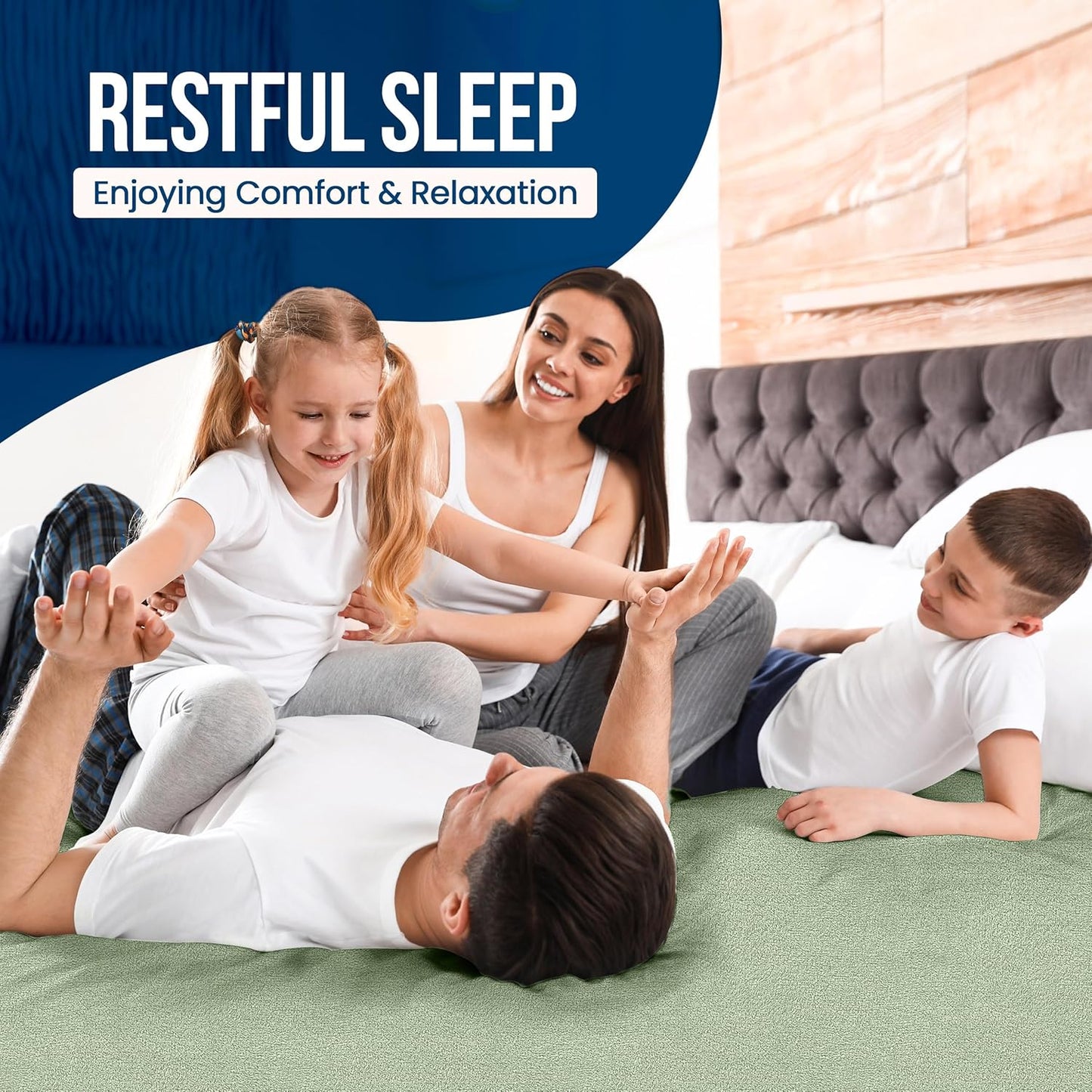 Utopia Bedding Waterproof Mattress Protector - King Size 200 GSM Terry Cover | Soft & Breathable Design
