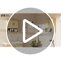 Memobarco Natural Oak Bathroom Wall Cabinet with Fluted Door & Adjustable Shelf
