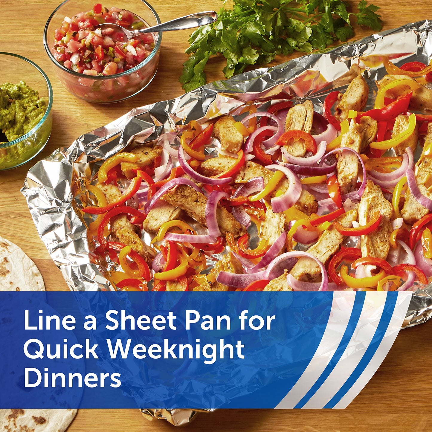 Reynolds Wrap Everyday Strength Aluminum Foil Roll, Freezer Safe and Grill Safe, Great for Foil Packets and Home Cooking, 12 Inches Wide, 30 Total Sq. Ft.