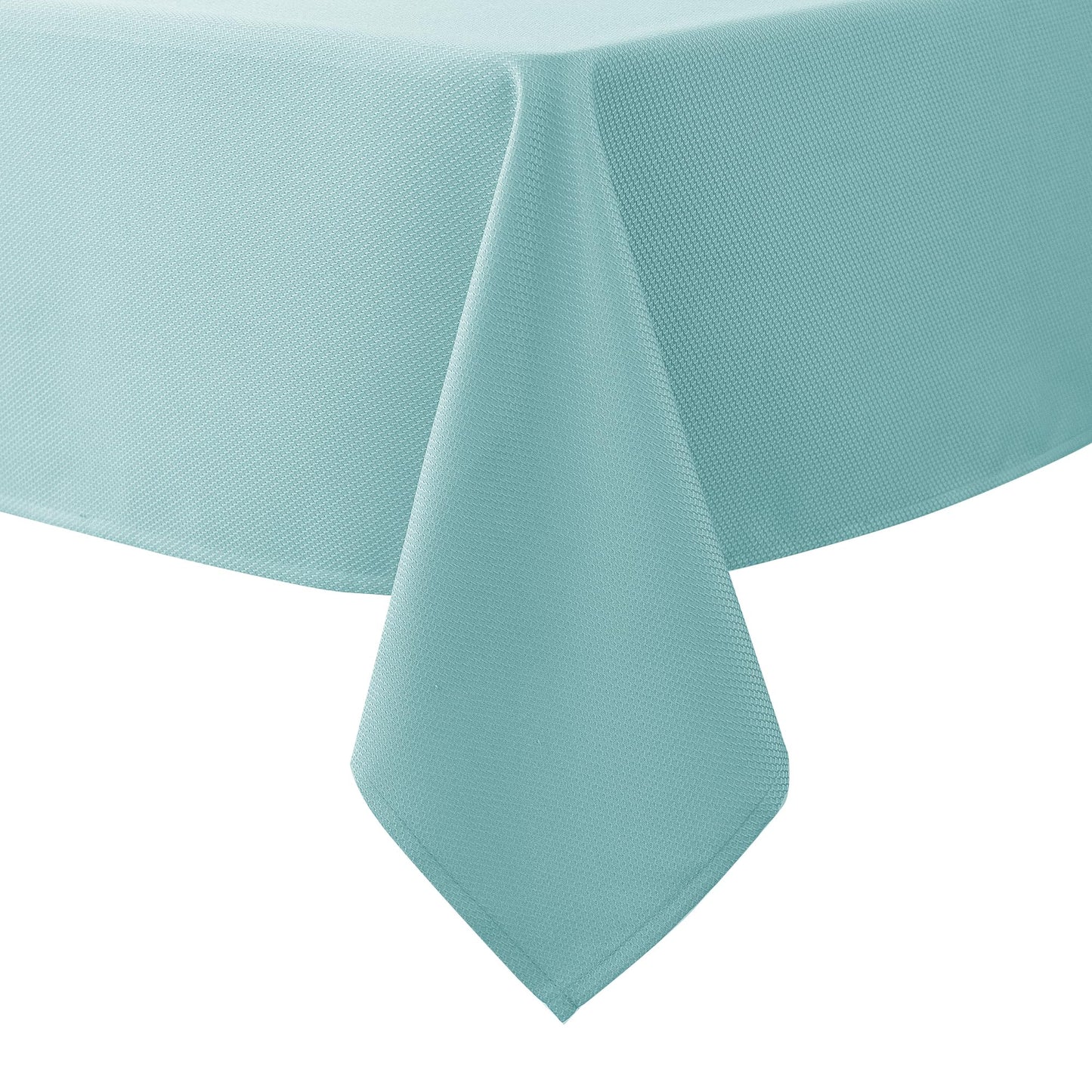 Biscaynebay Tablecloth for Rectangle Tables-90x132 Inch Aqua Blue Outdoor Picnic Table Cover-Rectangular Folding Table Cloths Water Resistant for Kitchen Camping Dining Room Patio Banquet Party