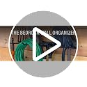 Heavy Duty Steel Garage Tool Organizer Set - 72 Inch Wall Rack with 8 Hooks - Supports 500 lb - Black