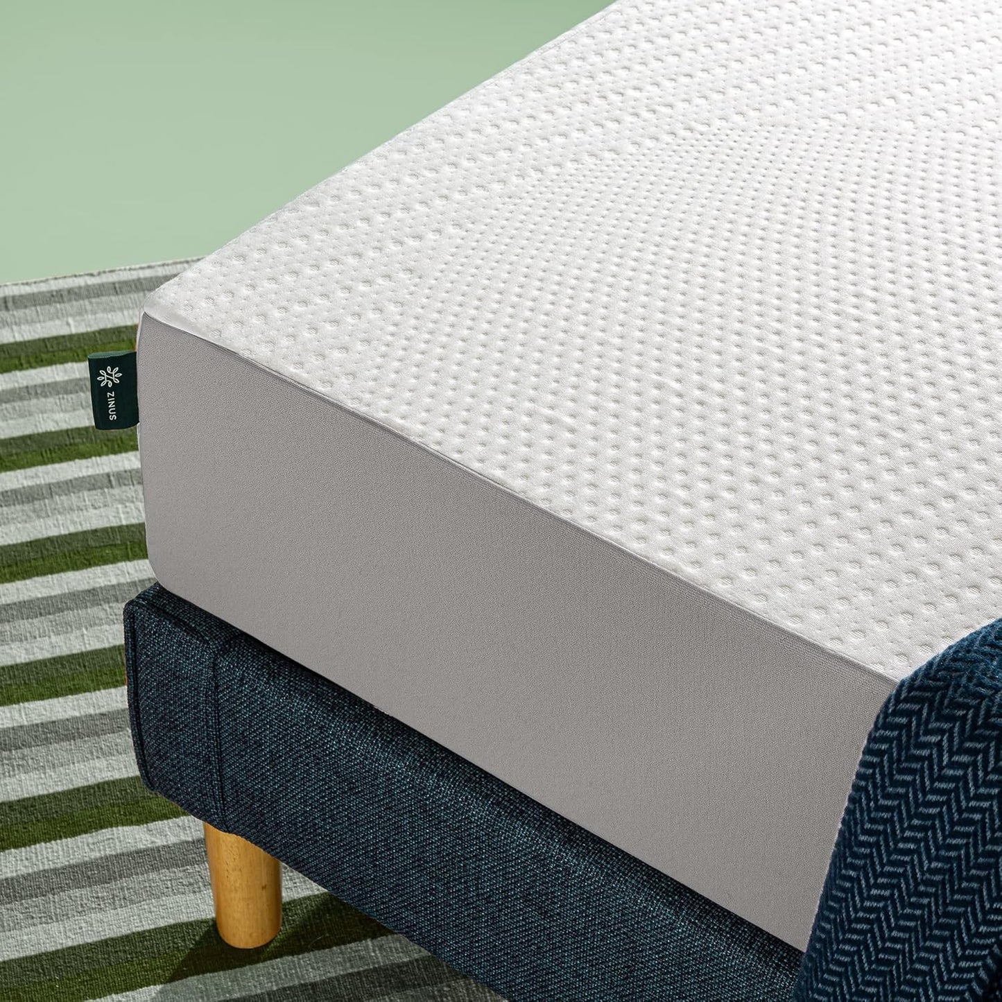 Zinus 10 Inch Twin Foam Mattress - Cooling Comfort with Certified Safe Materials