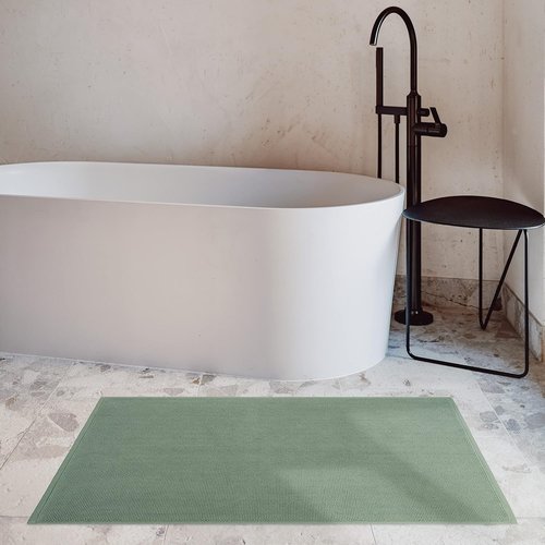 Cotton Paradise Bath Rug - Soft, Absorbent Non-Slip Mat | 20x34 Inch Sage Green