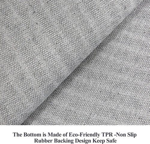 HY HAO YUN LAI Non-Slip Kitchen Runner Rug - Ultra Soft & Washable, Grey, 2' x 12' for Farmhouse Accents
