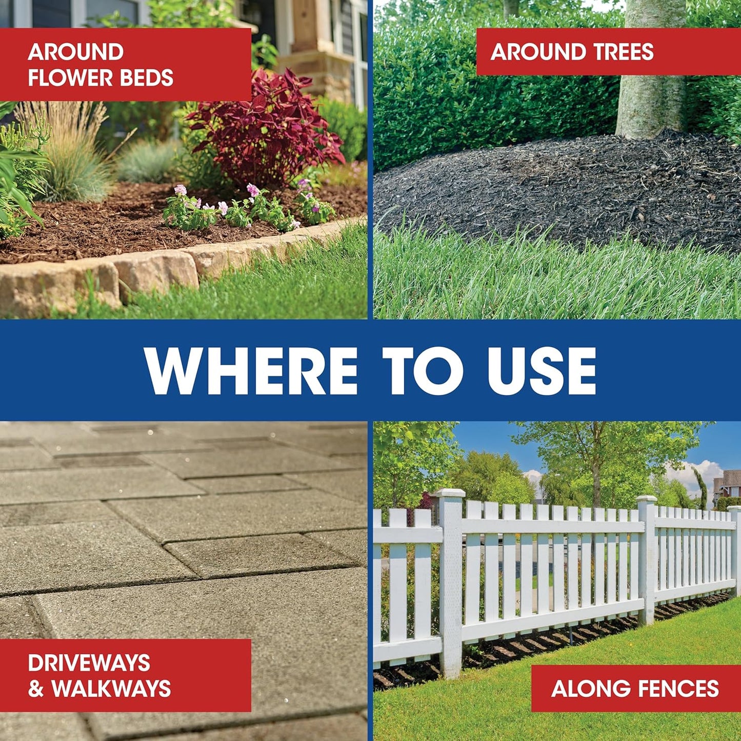 Roundup Weed & Grass Killer 4 - Comfort Wand for Easy Application | 1.33 Gallon for Flower Beds & Driveways