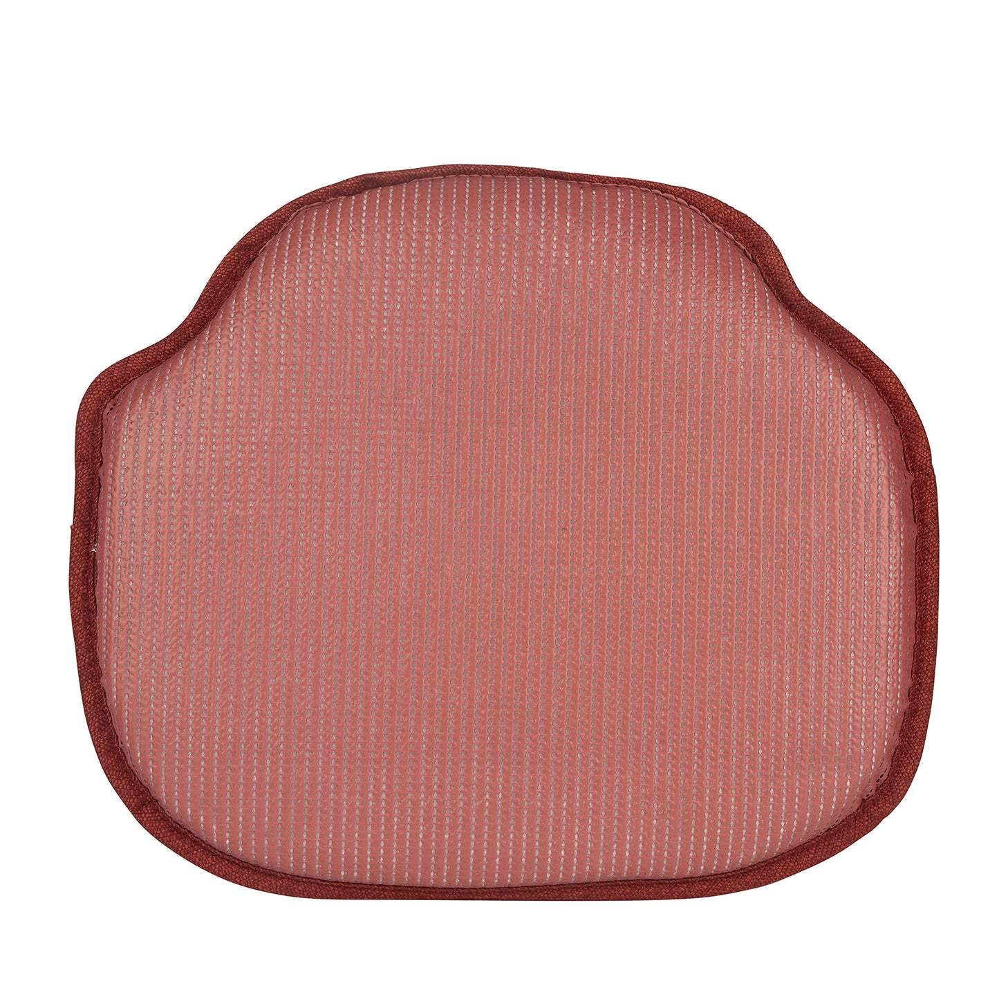 Klear Vu Gripper Omega Non-Slip Windsor Chair Cushions with Skid-Proof Seat Pad for Dining Room, Kitchen, and Office Use, 16x15 Inches, 4 Count (Pack of 1), Flame