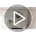 Large Metal Wall Clock, 20 Inch Retro Decorative Silent, Non Ticking,