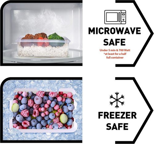 Fullstar 28-Piece Food Storage Container Set - Leakproof, BPA-Free Meal Prep & Kitchen Organization