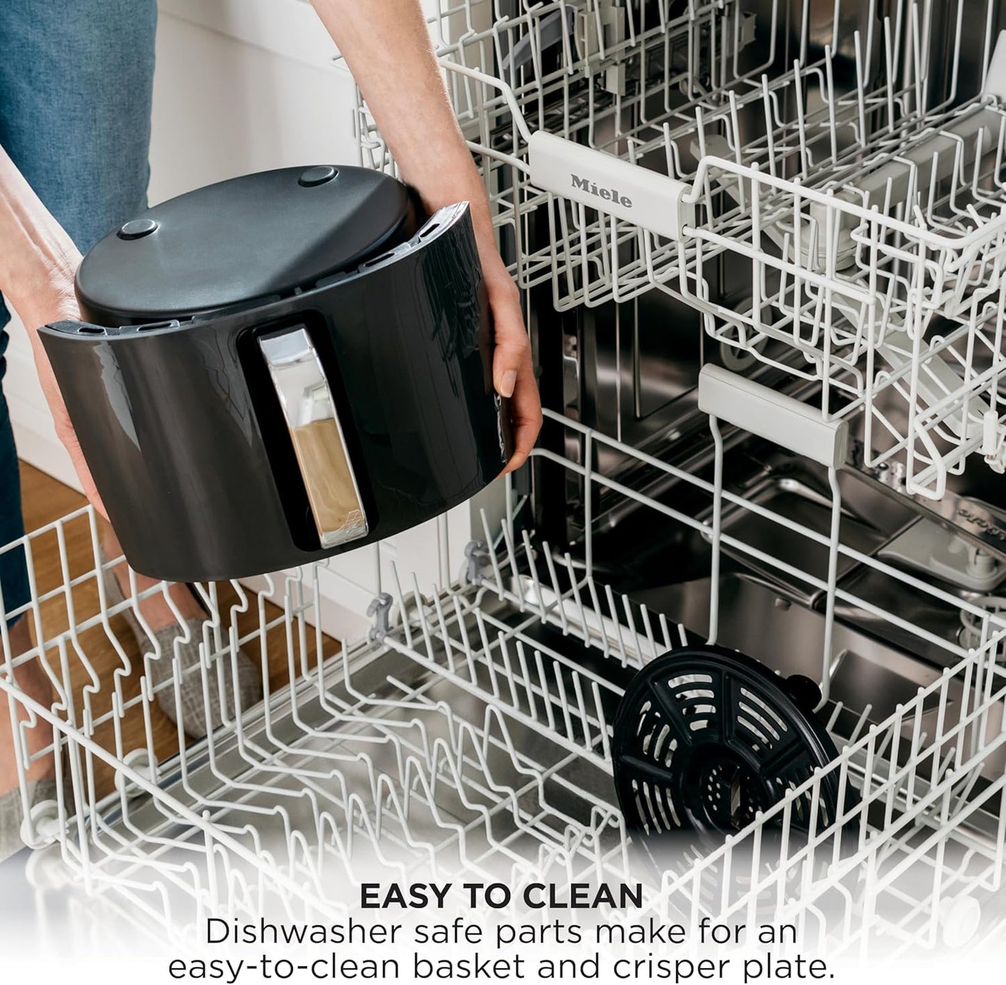 Ninja Air Fryer - 4 QT Capacity | 4-in-1 Cooking Functions | Dishwasher Safe | Includes 20 Healthy Recipes | Grey