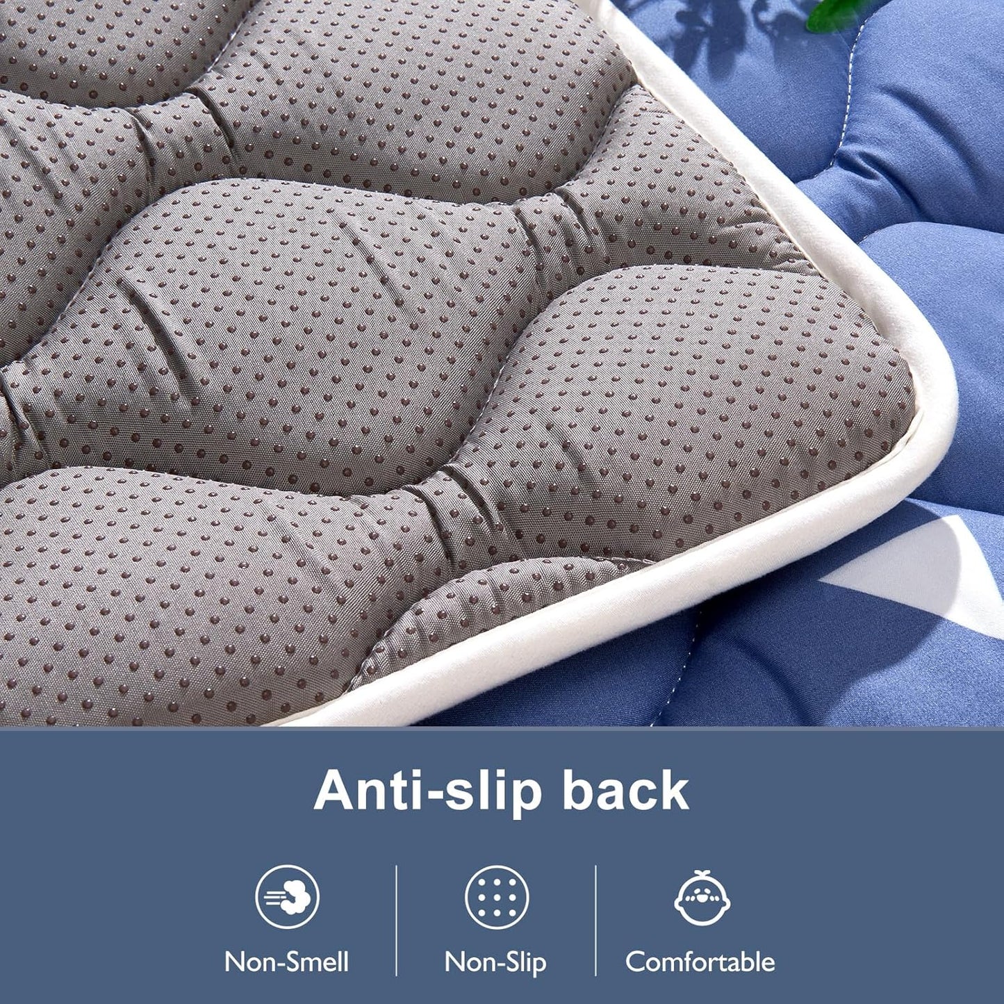 Premium Foam Baby Play Mat - Non-Slip Cushioned Crawling Mat | 50x50 One-Piece Design for Infants & Toddlers
