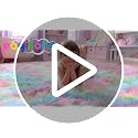 8x10 Rainbow Area Rug - Pastel Plush Carpet for Bedroom Girls - Non-Slip