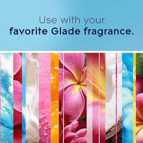 Glade PlugIns Air Freshener Warmer - Scented Essential Oils for Home & Bathroom | 70 Days of Freshness, 2 Count