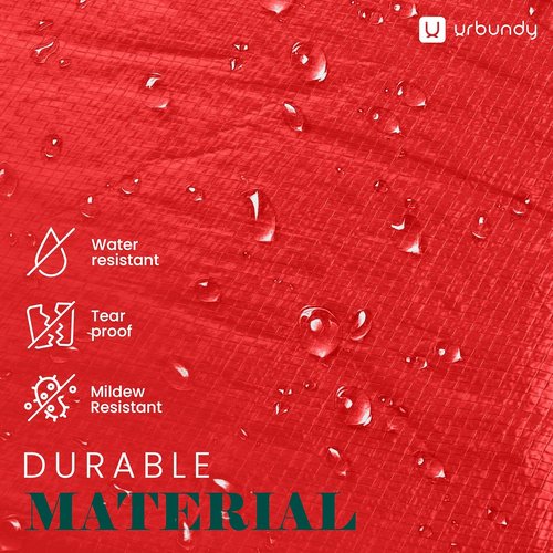 Heavy Duty Moving Bag - 7.5 Ft Christmas Tree Storage Bag in Red | Year-Round Protection