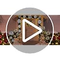 Vensovo 10 Inch Red Christmas Poinsettia Flowers - Set of 6 Holiday Floral Decorations