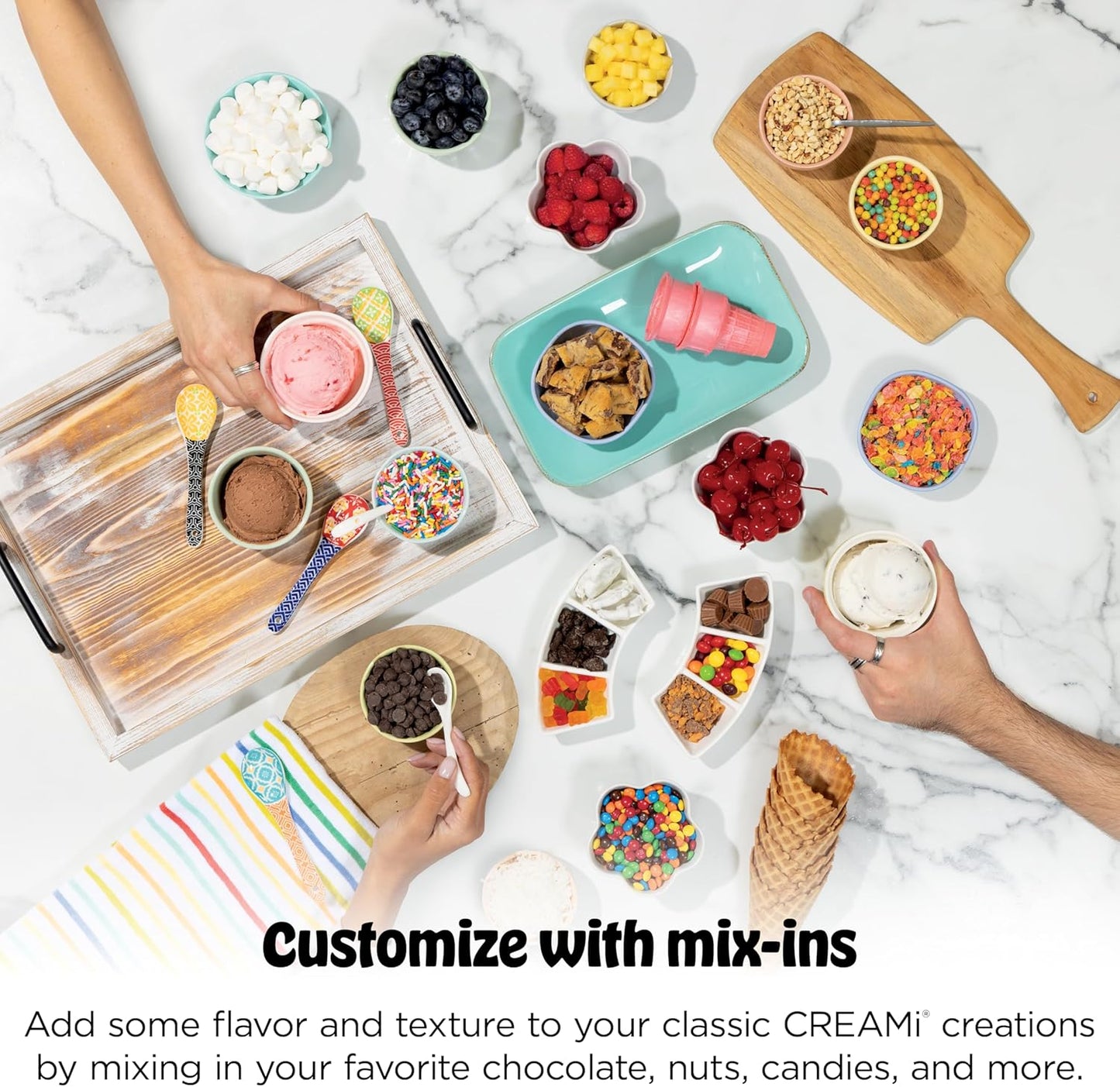 Ninja CREAMi Ice Cream & Soft Serve Maker - 13 Programs, Soft Serve Handle & 4 Pints | Perfect Gift for All Ages