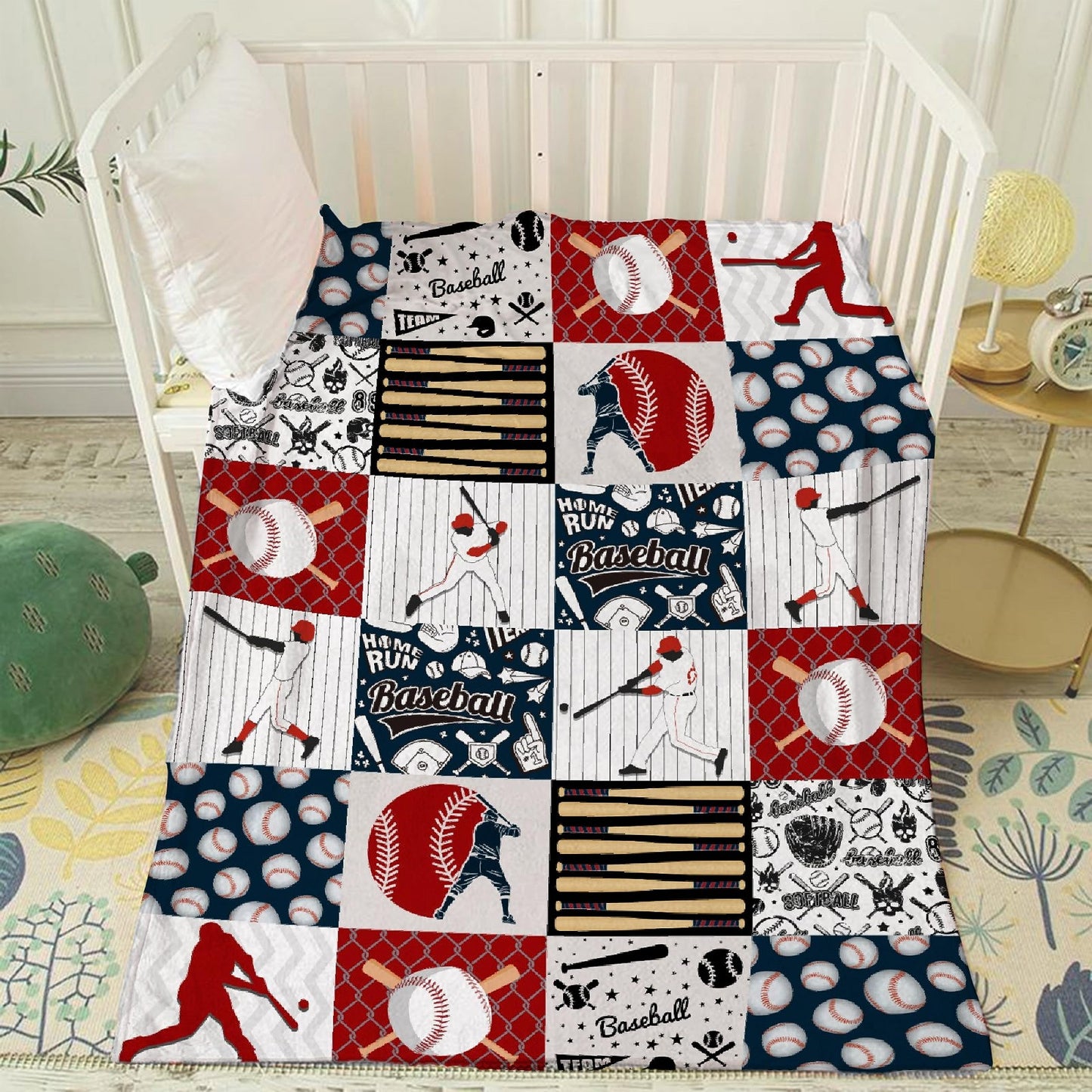 Baseball Blanket Ultra Soft Baseball Blanket for Toddler Women Men Birthday Anniversary Baseball Gifts for Sport Lovers 40"x50"for Kids/Child