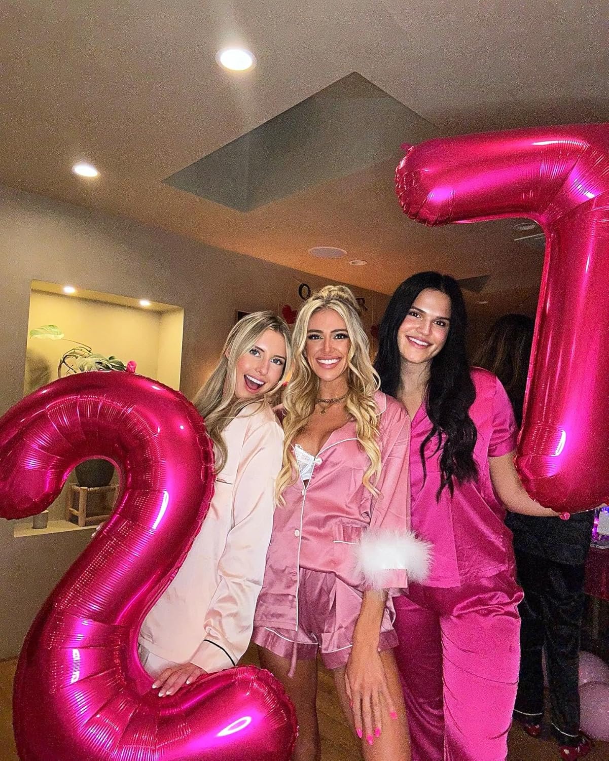 Number 7 Balloon by [Brand Name] - 40 Inch Hot Pink Foil Balloon for 7th Birthday Party Decorations