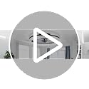 FancyMay 20-Inch Black Ceiling Fan with Lights Remote & App Control