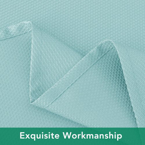 Biscaynebay Textured Fabric Christmas Square Table Cloth 70x70 Inches, Gold Water Resistant Tablecloths for Dining, Kitchen, Wedding and Parties etc. Machine Washable