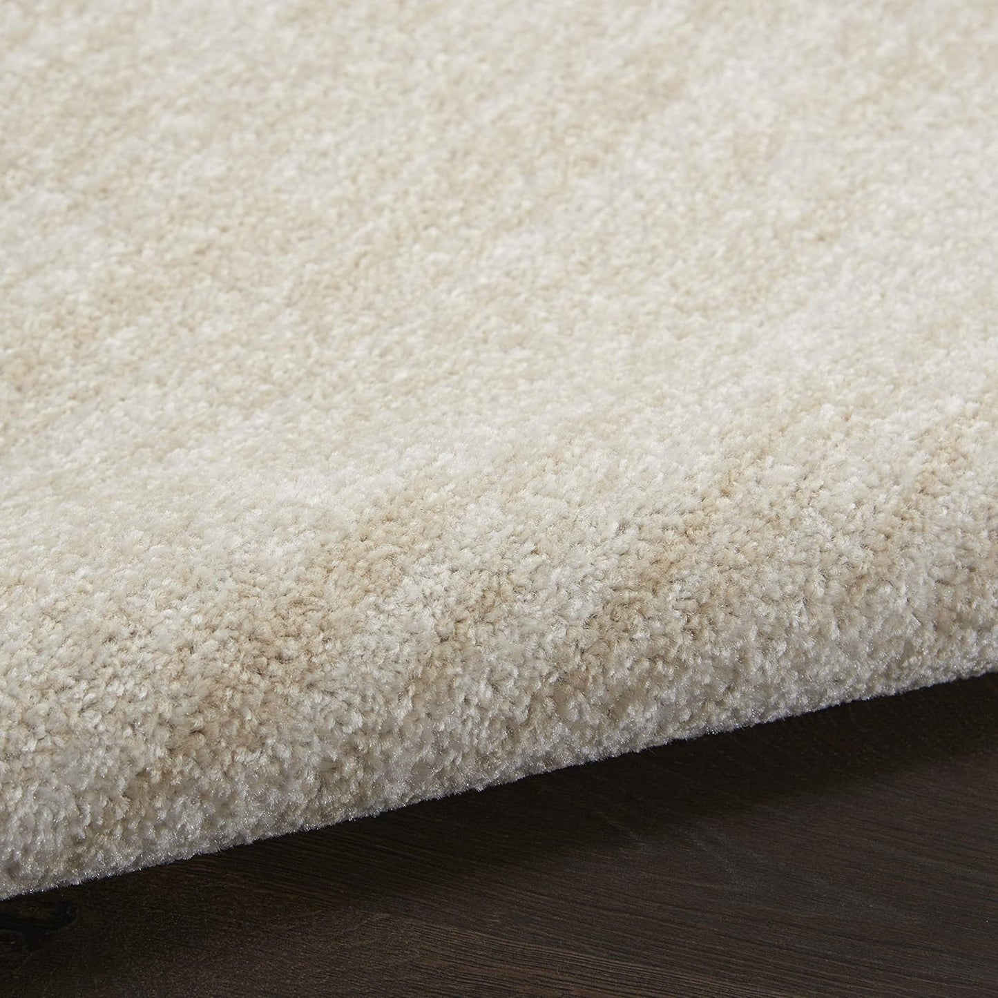 Nourison Home Area Rug - Essentials Ivory Beige, Easy Clean, Non-Shedding | 10' x 14' for Living Room, Bedroom, Kitchen