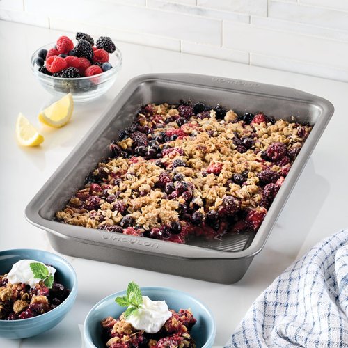 Circulon Nonstick Bakeware Rectangle Baking Pan / Cake Pan, 9 Inch x 13 Inch, Gray