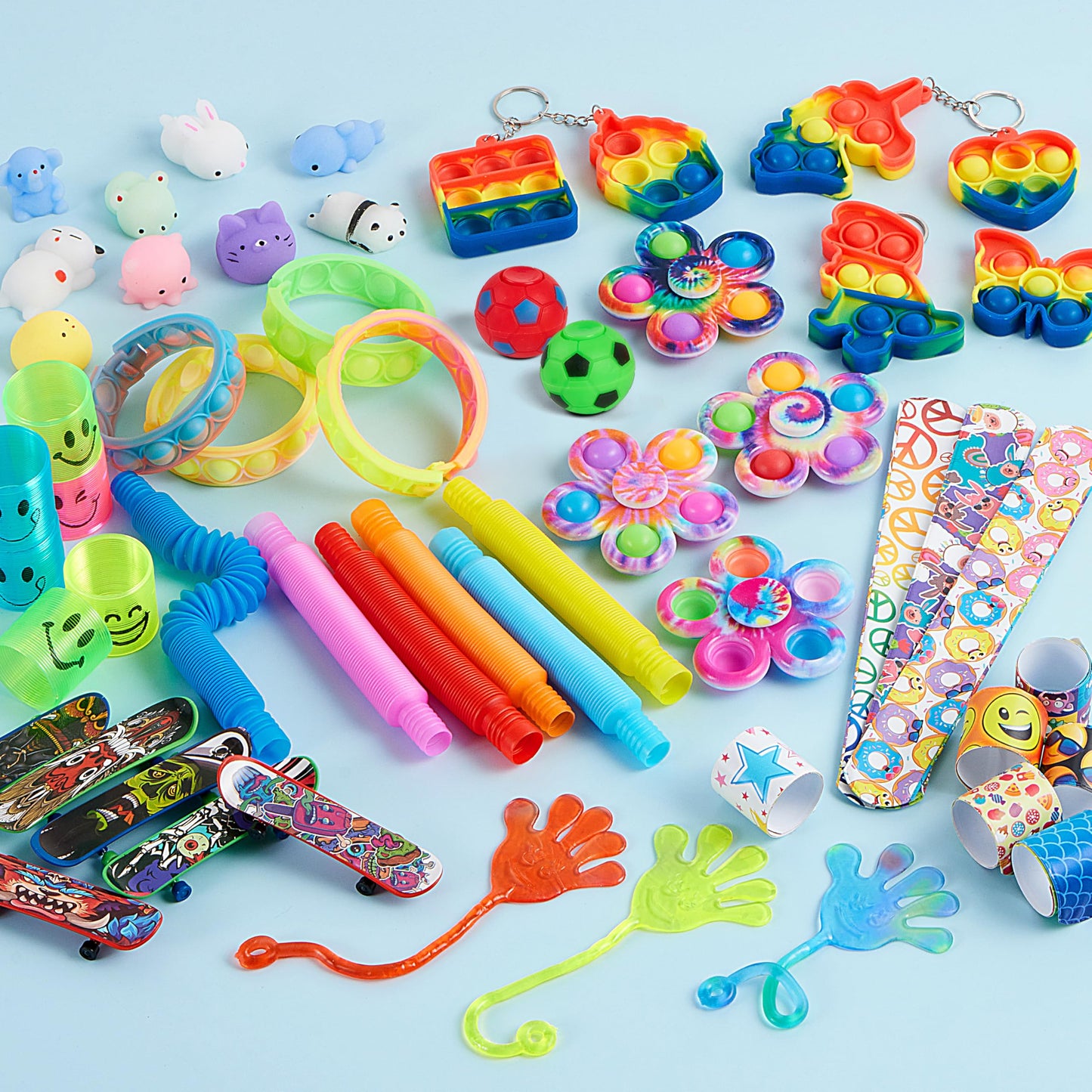 JOYIN 60 Pcs Party Favors for Kids, Fidget Toys Pack, Sensory Toy, Goodie Bags Fillers for Birthday Party, Prizes in Bulk for School, Pinata Stuffers, Classroom Prizes, Treasure Box Toys