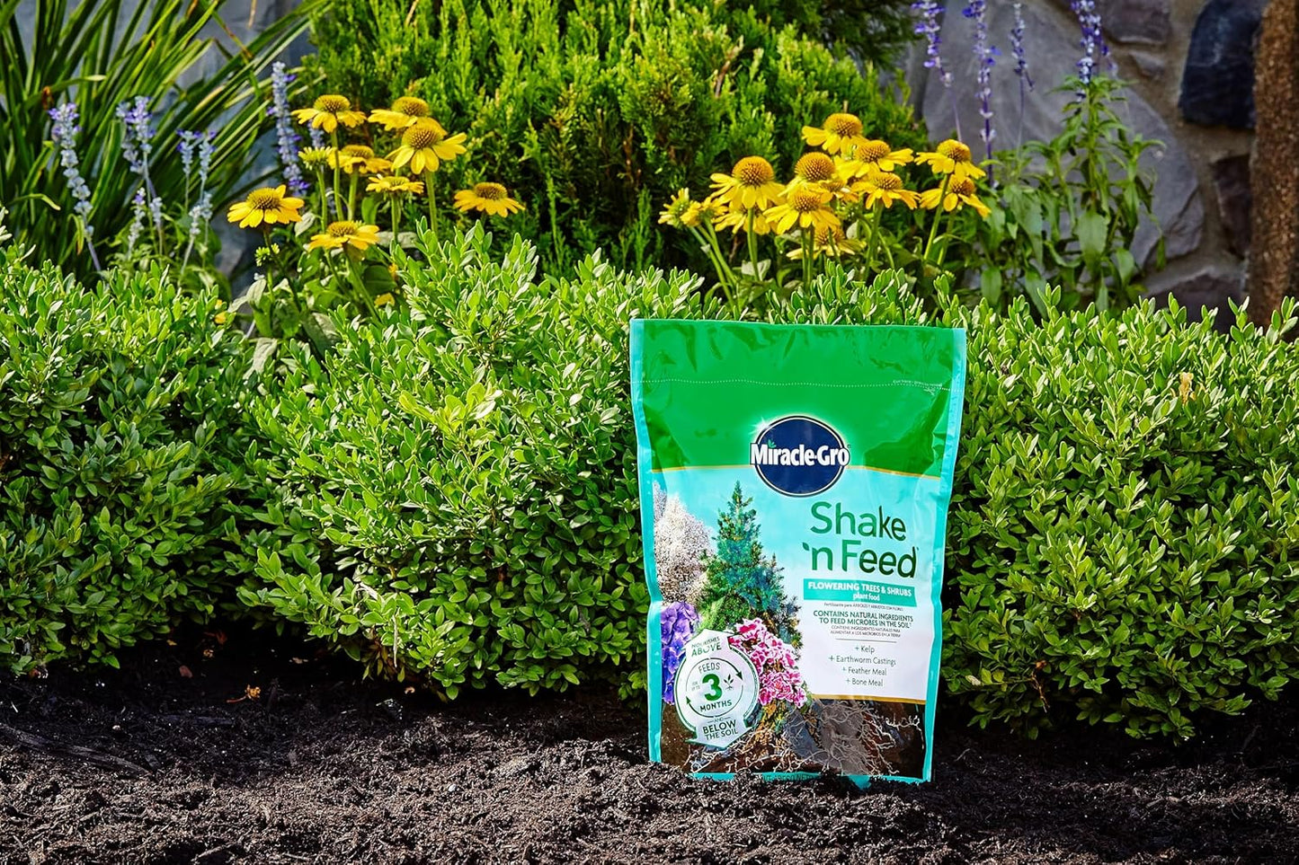Miracle-Gro Shake 'N Feed Plant Food - Nourishes Flowering Trees & Shrubs | 8 lbs for In-Ground & Container Plants