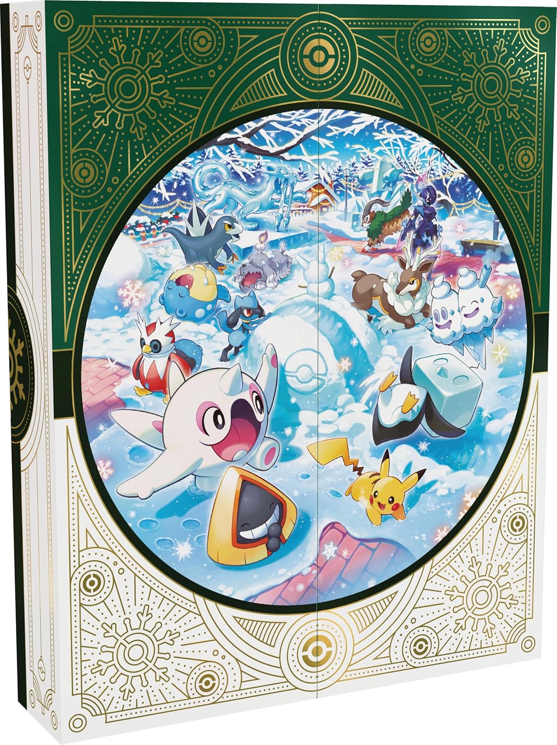 Pokémon TCG Holiday Calendar - 8 Foil Promo Cards, 5 Booster Packs & Exclusive Collectibles