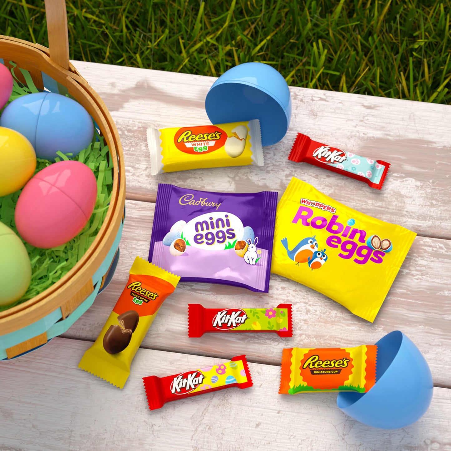 Hershey Assorted Flavored, Easter Candy Bag, 27.83 oz (70 Pieces)