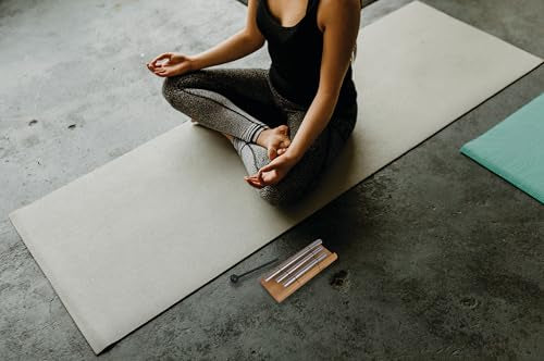 Woodstock Zenergy Hand Chime 7.7 Inch Silver Tuned for Meditation & Yoga