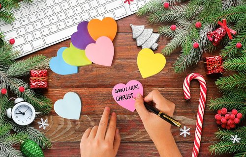 Heart Sticky Notes - 3x3 Inch, 8 Pads of Super Cute Bright Color with Strong Adhesive | 82 Sheets Each