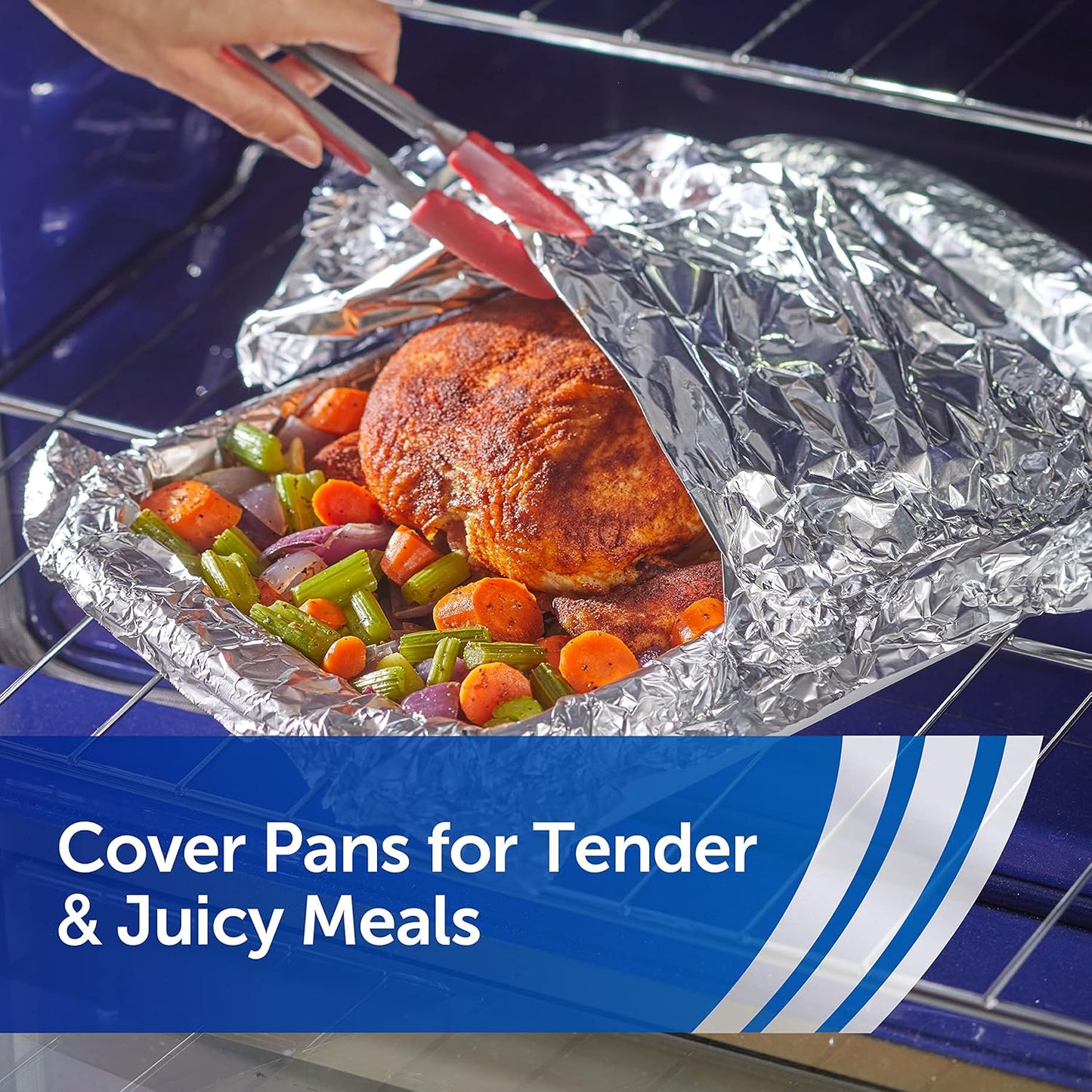 Reynolds Wrap Heavy Duty Aluminum Foil - Thick, Durable Foil with Easy Open Tab | 12" Wide, 50 Sq. Ft.