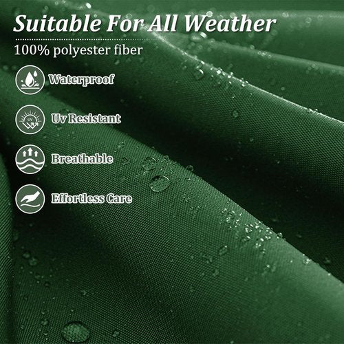 8p Outdoor Cushion Slipcovers - Waterproof Replacement Covers for 3-Seat Rattan Sofa | Patio Furniture