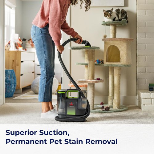 BISSELL® Little Green® Max Pet Portable Carpet Cleaner - Deep Cleaning with Self-Cleaning Tool & Pet Hair Remover