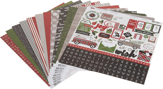 Christmas Delivery Collection Kit by Carta Bella - Festive Scrapbooking Supplies