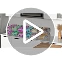 Attelite 3-Tier Stackable Can Organizer 6 Sets with Automatic Rolling - Pantry Storage Rack