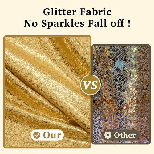 Htper 2 Pack Gold Tablecloth 60x102inch Waterproof Reusable Glitter Table Cloth for Rectangle Tables, Thick Shimmer Table Cover for Birthday Wedding Party Holiday OutdoorPicnic BBQ Table Decor