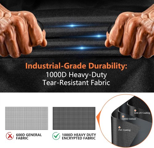 Blackstone Griddle Cover - Heavy Duty 1000D Waterproof & Tear Resistant | Fits 36" Griddles with Vents