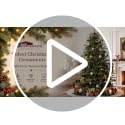Velvet Christmas Tree Ball Ornaments Set, 80pcs, Burgundy - SHareconn