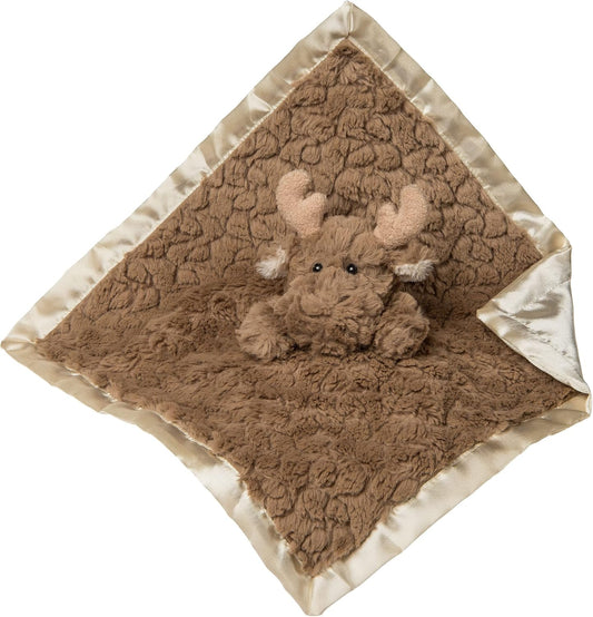 Mary Meyer Baby Lovey - Soft Moose Security Blanket & Stuffed Animal Toy | 13 x 13-Inches