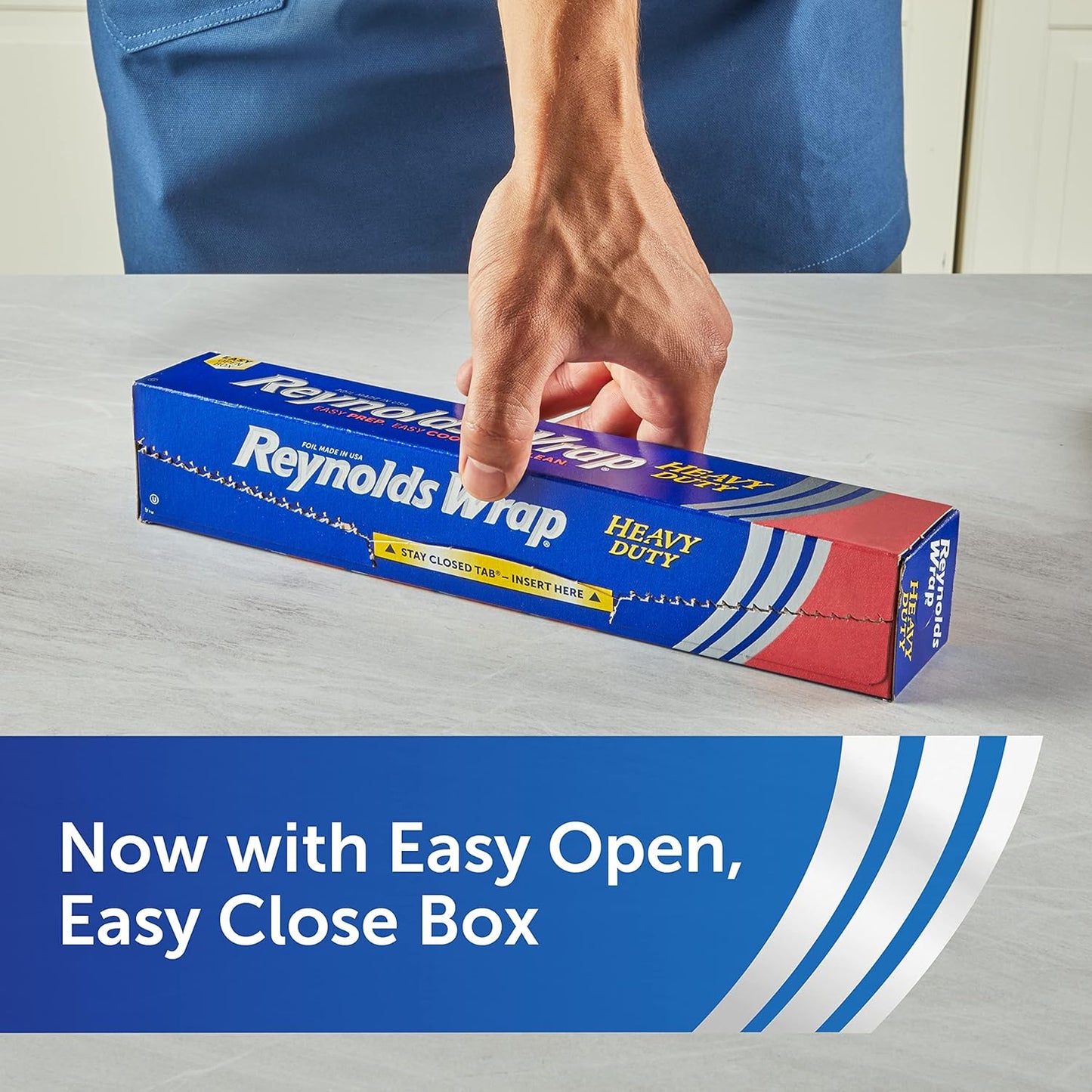 Reynolds Wrap Heavy Duty Aluminum Foil - Thick, Durable Foil with Easy Open Tab | 12" Wide, 50 Sq. Ft.