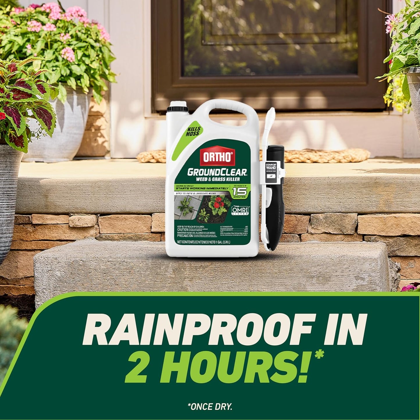 Ortho GroundClear Weed & Grass Killer - Kills Dandelions, Crabgrass & More | Ready-to-Use, 1 Gallon